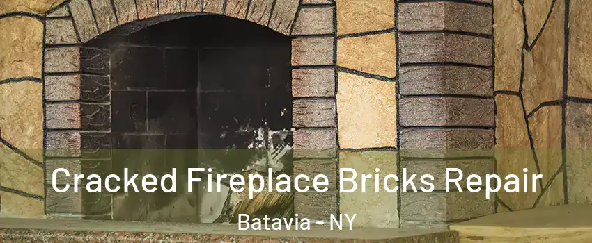  Cracked Fireplace Bricks Repair Batavia - NY