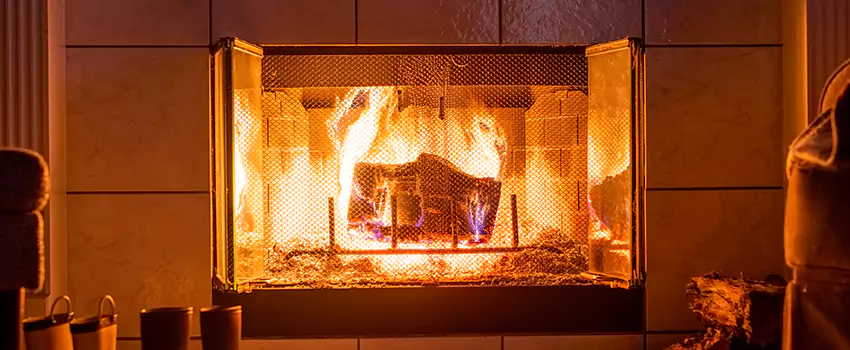 Mendota Hearth Landscape Fireplace Installation in Batavia, New York