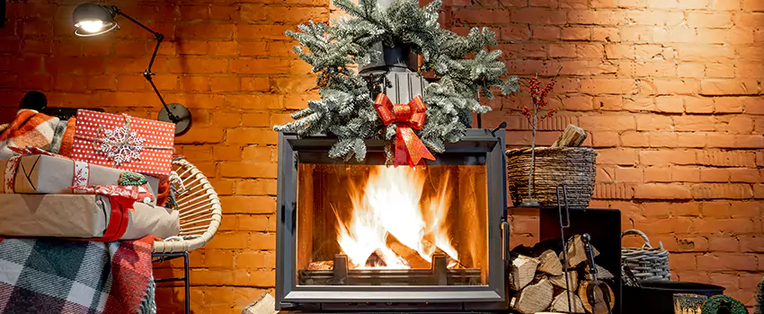 Travis Industries Linear Gas Fireplace Installation in Batavia, New York