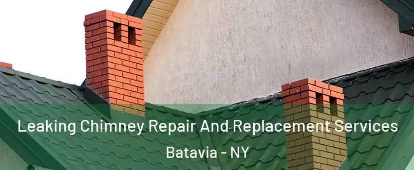  Leaking Chimney Repair And Replacement Services Batavia - NY